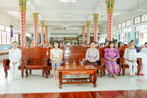 มรภ.เทพสตรี โดย คณะมนุษยศาสตร์ฯ ร่วมกับภาคีเครือข่าย จัดโครงการศิลปวัฒนธรรมสร้างสรรค์ ฟื้นฟู ประเพณีตักบาตรดอกไม้ วัดมณีชลขัณฑ์