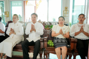 มรภ.เทพสตรี โดย คณะมนุษยศาสตร์ฯ ร่วมกับภาคีเครือข่าย จัดโครงการศิลปวัฒนธรรมสร้างสรรค์ ฟื้นฟู ประเพณีตักบาตรดอกไม้ วัดมณีชลขัณฑ์