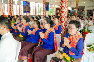มรภ.เทพสตรี โดย คณะมนุษยศาสตร์ฯ ร่วมกับภาคีเครือข่าย จัดโครงการศิลปวัฒนธรรมสร้างสรรค์ ฟื้นฟู ประเพณีตักบาตรดอกไม้ วัดมณีชลขัณฑ์