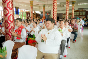 มรภ.เทพสตรี โดย คณะมนุษยศาสตร์ฯ ร่วมกับภาคีเครือข่าย จัดโครงการศิลปวัฒนธรรมสร้างสรรค์ ฟื้นฟู ประเพณีตักบาตรดอกไม้ วัดมณีชลขัณฑ์