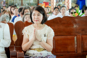 มรภ.เทพสตรี โดย คณะมนุษยศาสตร์ฯ ร่วมกับภาคีเครือข่าย จัดโครงการศิลปวัฒนธรรมสร้างสรรค์ ฟื้นฟู ประเพณีตักบาตรดอกไม้ วัดมณีชลขัณฑ์