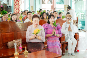 มรภ.เทพสตรี โดย คณะมนุษยศาสตร์ฯ ร่วมกับภาคีเครือข่าย จัดโครงการศิลปวัฒนธรรมสร้างสรรค์ ฟื้นฟู ประเพณีตักบาตรดอกไม้ วัดมณีชลขัณฑ์