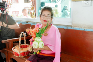 มรภ.เทพสตรี โดย คณะมนุษยศาสตร์ฯ ร่วมกับภาคีเครือข่าย จัดโครงการศิลปวัฒนธรรมสร้างสรรค์ ฟื้นฟู ประเพณีตักบาตรดอกไม้ วัดมณีชลขัณฑ์