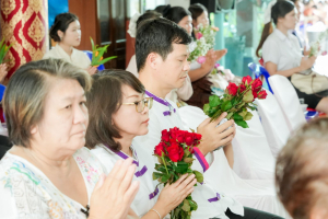 มรภ.เทพสตรี โดย คณะมนุษยศาสตร์ฯ ร่วมกับภาคีเครือข่าย จัดโครงการศิลปวัฒนธรรมสร้างสรรค์ ฟื้นฟู ประเพณีตักบาตรดอกไม้ วัดมณีชลขัณฑ์