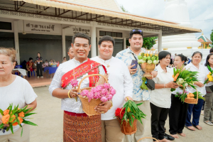 มรภ.เทพสตรี โดย คณะมนุษยศาสตร์ฯ ร่วมกับภาคีเครือข่าย จัดโครงการศิลปวัฒนธรรมสร้างสรรค์ ฟื้นฟู ประเพณีตักบาตรดอกไม้ วัดมณีชลขัณฑ์