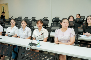 มรภ.เทพสตรี ร่วมต้อนรับ อ.แห้ว ประธานมูลนิธิศาลเจ้าพ่อนาคราชจันเสน ในโอกาสมอบทุนการศึกษา 165,000 บาท พร้อมบรรยายสร้างแรงบันดาลใจแก่นักศึกษา