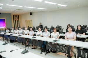 มรภ.เทพสตรี ร่วมต้อนรับ อ.แห้ว ประธานมูลนิธิศาลเจ้าพ่อนาคราชจันเสน ในโอกาสมอบทุนการศึกษา 165,000 บาท พร้อมบรรยายสร้างแรงบันดาลใจแก่นักศึกษา