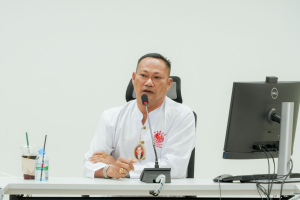 มรภ.เทพสตรี ร่วมต้อนรับ อ.แห้ว ประธานมูลนิธิศาลเจ้าพ่อนาคราชจันเสน ในโอกาสมอบทุนการศึกษา 165,000 บาท พร้อมบรรยายสร้างแรงบันดาลใจแก่นักศึกษา