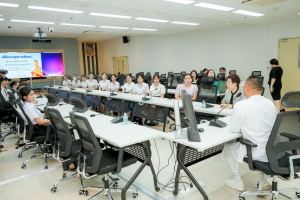 มรภ.เทพสตรี ร่วมต้อนรับ อ.แห้ว ประธานมูลนิธิศาลเจ้าพ่อนาคราชจันเสน ในโอกาสมอบทุนการศึกษา 165,000 บาท พร้อมบรรยายสร้างแรงบันดาลใจแก่นักศึกษา