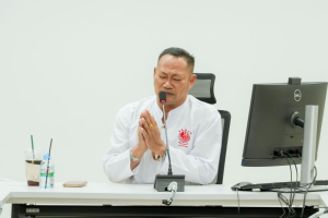 มรภ.เทพสตรี ร่วมต้อนรับ อ.แห้ว ประธานมูลนิธิศาลเจ้าพ่อนาคราชจันเสน ในโอกาสมอบทุนการศึกษา 165,000 บาท พร้อมบรรยายสร้างแรงบันดาลใจแก่นักศึกษา
