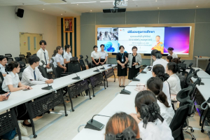 มรภ.เทพสตรี ร่วมต้อนรับ อ.แห้ว ประธานมูลนิธิศาลเจ้าพ่อนาคราชจันเสน ในโอกาสมอบทุนการศึกษา 165,000 บาท พร้อมบรรยายสร้างแรงบันดาลใจแก่นักศึกษา