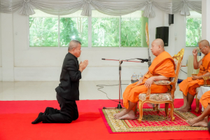 มรภ.เทพสตรี ร่วมพิธีสวดพระพุทธมนต์และเจริญจิตภาวนาอุทิศถวายพระราชกุศลแด่ สมเด็จพระบรมราชชนนีพันปีหลวง และอุทิศถวายพระกุศลแด่ สมเด็จพระเจ้าลูกเธอ เจ้าฟ้าพัชรกิติยาภาฯ