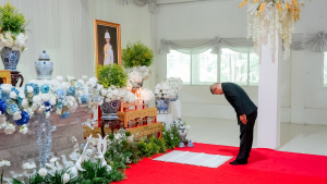 มรภ.เทพสตรี ร่วมพิธีสวดพระพุทธมนต์และเจริญจิตภาวนาอุทิศถวายพระราชกุศลแด่ สมเด็จพระบรมราชชนนีพันปีหลวง และอุทิศถวายพระกุศลแด่ สมเด็จพระเจ้าลูกเธอ เจ้าฟ้าพัชรกิติยาภาฯ