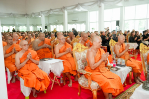 มรภ.เทพสตรี ร่วมพิธีสวดพระพุทธมนต์และเจริญจิตภาวนาอุทิศถวายพระราชกุศลแด่ สมเด็จพระบรมราชชนนีพันปีหลวง และอุทิศถวายพระกุศลแด่ สมเด็จพระเจ้าลูกเธอ เจ้าฟ้าพัชรกิติยาภาฯ