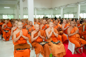 มรภ.เทพสตรี ร่วมพิธีสวดพระพุทธมนต์และเจริญจิตภาวนาอุทิศถวายพระราชกุศลแด่ สมเด็จพระบรมราชชนนีพันปีหลวง และอุทิศถวายพระกุศลแด่ สมเด็จพระเจ้าลูกเธอ เจ้าฟ้าพัชรกิติยาภาฯ