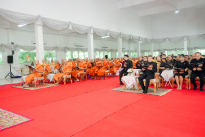 มรภ.เทพสตรี ร่วมพิธีสวดพระพุทธมนต์และเจริญจิตภาวนาอุทิศถวายพระราชกุศลแด่ สมเด็จพระบรมราชชนนีพันปีหลวง และอุทิศถวายพระกุศลแด่ สมเด็จพระเจ้าลูกเธอ เจ้าฟ้าพัชรกิติยาภาฯ