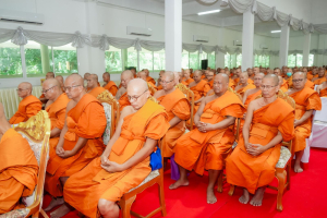 มรภ.เทพสตรี ร่วมพิธีสวดพระพุทธมนต์และเจริญจิตภาวนาอุทิศถวายพระราชกุศลแด่ สมเด็จพระบรมราชชนนีพันปีหลวง และอุทิศถวายพระกุศลแด่ สมเด็จพระเจ้าลูกเธอ เจ้าฟ้าพัชรกิติยาภาฯ