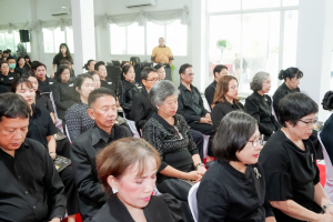 มรภ.เทพสตรี ร่วมพิธีสวดพระพุทธมนต์และเจริญจิตภาวนาอุทิศถวายพระราชกุศลแด่ สมเด็จพระบรมราชชนนีพันปีหลวง และอุทิศถวายพระกุศลแด่ สมเด็จพระเจ้าลูกเธอ เจ้าฟ้าพัชรกิติยาภาฯ