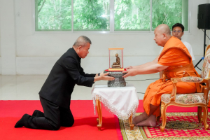 มรภ.เทพสตรี ร่วมพิธีสวดพระพุทธมนต์และเจริญจิตภาวนาอุทิศถวายพระราชกุศลแด่ สมเด็จพระบรมราชชนนีพันปีหลวง และอุทิศถวายพระกุศลแด่ สมเด็จพระเจ้าลูกเธอ เจ้าฟ้าพัชรกิติยาภาฯ
