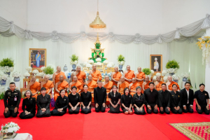 มรภ.เทพสตรี ร่วมพิธีสวดพระพุทธมนต์และเจริญจิตภาวนาอุทิศถวายพระราชกุศลแด่ สมเด็จพระบรมราชชนนีพันปีหลวง และอุทิศถวายพระกุศลแด่ สมเด็จพระเจ้าลูกเธอ เจ้าฟ้าพัชรกิติยาภาฯ