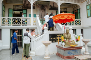 สำนักวิทยบริการฯ มรภ.เทพสตรี จับมือภาคีเครือข่าย ร่วมกิจกรรม คณะนาวาสัญจร ทำบุญเข้าพรรษา 9 วัดริมแม่น้ำลพบุรี สานต่อโครงการพัฒนาเศรษฐกิจสร้างสรรค์