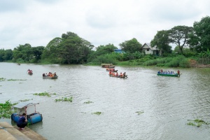 สำนักวิทยบริการฯ มรภ.เทพสตรี จับมือภาคีเครือข่าย ร่วมกิจกรรม คณะนาวาสัญจร ทำบุญเข้าพรรษา 9 วัดริมแม่น้ำลพบุรี สานต่อโครงการพัฒนาเศรษฐกิจสร้างสรรค์
