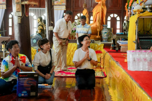 สำนักวิทยบริการฯ มรภ.เทพสตรี จับมือภาคีเครือข่าย ร่วมกิจกรรม คณะนาวาสัญจร ทำบุญเข้าพรรษา 9 วัดริมแม่น้ำลพบุรี สานต่อโครงการพัฒนาเศรษฐกิจสร้างสรรค์