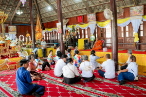 สำนักวิทยบริการฯ มรภ.เทพสตรี จับมือภาคีเครือข่าย ร่วมกิจกรรม คณะนาวาสัญจร ทำบุญเข้าพรรษา 9 วัดริมแม่น้ำลพบุรี สานต่อโครงการพัฒนาเศรษฐกิจสร้างสรรค์