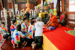 สำนักวิทยบริการฯ มรภ.เทพสตรี จับมือภาคีเครือข่าย ร่วมกิจกรรม คณะนาวาสัญจร ทำบุญเข้าพรรษา 9 วัดริมแม่น้ำลพบุรี สานต่อโครงการพัฒนาเศรษฐกิจสร้างสรรค์