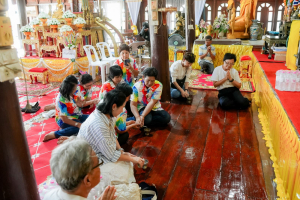 สำนักวิทยบริการฯ มรภ.เทพสตรี จับมือภาคีเครือข่าย ร่วมกิจกรรม คณะนาวาสัญจร ทำบุญเข้าพรรษา 9 วัดริมแม่น้ำลพบุรี สานต่อโครงการพัฒนาเศรษฐกิจสร้างสรรค์