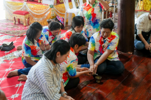 สำนักวิทยบริการฯ มรภ.เทพสตรี จับมือภาคีเครือข่าย ร่วมกิจกรรม คณะนาวาสัญจร ทำบุญเข้าพรรษา 9 วัดริมแม่น้ำลพบุรี สานต่อโครงการพัฒนาเศรษฐกิจสร้างสรรค์