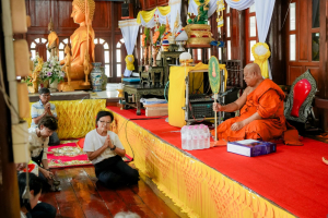 สำนักวิทยบริการฯ มรภ.เทพสตรี จับมือภาคีเครือข่าย ร่วมกิจกรรม คณะนาวาสัญจร ทำบุญเข้าพรรษา 9 วัดริมแม่น้ำลพบุรี สานต่อโครงการพัฒนาเศรษฐกิจสร้างสรรค์