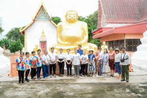สำนักวิทยบริการฯ มรภ.เทพสตรี จับมือภาคีเครือข่าย ร่วมกิจกรรม คณะนาวาสัญจร ทำบุญเข้าพรรษา 9 วัดริมแม่น้ำลพบุรี สานต่อโครงการพัฒนาเศรษฐกิจสร้างสรรค์