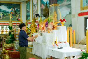 สำนักวิทยบริการฯ มรภ.เทพสตรี จับมือภาคีเครือข่าย ร่วมกิจกรรม คณะนาวาสัญจร ทำบุญเข้าพรรษา 9 วัดริมแม่น้ำลพบุรี สานต่อโครงการพัฒนาเศรษฐกิจสร้างสรรค์