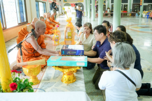 สำนักวิทยบริการฯ มรภ.เทพสตรี จับมือภาคีเครือข่าย ร่วมกิจกรรม คณะนาวาสัญจร ทำบุญเข้าพรรษา 9 วัดริมแม่น้ำลพบุรี สานต่อโครงการพัฒนาเศรษฐกิจสร้างสรรค์