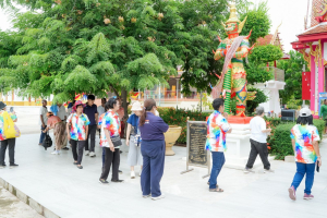 สำนักวิทยบริการฯ มรภ.เทพสตรี จับมือภาคีเครือข่าย ร่วมกิจกรรม คณะนาวาสัญจร ทำบุญเข้าพรรษา 9 วัดริมแม่น้ำลพบุรี สานต่อโครงการพัฒนาเศรษฐกิจสร้างสรรค์