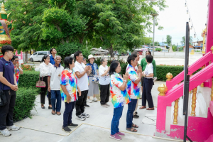 สำนักวิทยบริการฯ มรภ.เทพสตรี จับมือภาคีเครือข่าย ร่วมกิจกรรม คณะนาวาสัญจร ทำบุญเข้าพรรษา 9 วัดริมแม่น้ำลพบุรี สานต่อโครงการพัฒนาเศรษฐกิจสร้างสรรค์