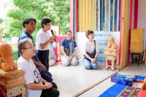 สำนักวิทยบริการฯ มรภ.เทพสตรี จับมือภาคีเครือข่าย ร่วมกิจกรรม คณะนาวาสัญจร ทำบุญเข้าพรรษา 9 วัดริมแม่น้ำลพบุรี สานต่อโครงการพัฒนาเศรษฐกิจสร้างสรรค์