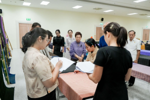มรภ.เทพสตรี ร่วมเป็นกรรมการกลั่นกรองคัดเลือกผ้าและงานหัตถกรรม การประกวดผ้าลายพระราชทานและงานหัตถกรรม ระดับจังหวัด ประจำปี 2569