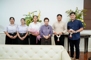 หน่วยงานภายใน และหน่วยงานภายนอก ร่วมแสดงความยินดีแก่ ผศ.จินตนา เวชมี ในโอกาสที่สภามหาวิทยาลัยมีมติเห็นชอบเสนอชื่อดำรงตำแหน่ง อธิการบดี มรภ.เทพสตรี