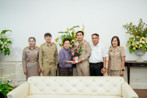 หน่วยงานภายใน และหน่วยงานภายนอก ร่วมแสดงความยินดีแก่ ผศ.จินตนา เวชมี ในโอกาสที่สภามหาวิทยาลัยมีมติเห็นชอบเสนอชื่อดำรงตำแหน่ง อธิการบดี มรภ.เทพสตรี