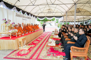 มรภ.เทพสตรี ร่วมพิธีบำเพ็ญกุศลและวางพวงมาลาถวายสักการะ พระบิดาแห่งกฎหมายไทย เนื่องในวันรพี ประจำปี 2569