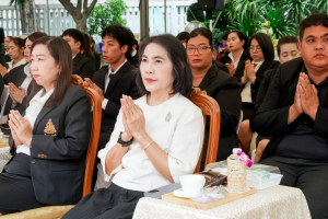 มรภ.เทพสตรี ร่วมพิธีบำเพ็ญกุศลและวางพวงมาลาถวายสักการะ พระบิดาแห่งกฎหมายไทย เนื่องในวันรพี ประจำปี 2569