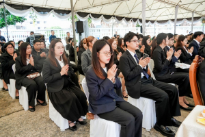 มรภ.เทพสตรี ร่วมพิธีบำเพ็ญกุศลและวางพวงมาลาถวายสักการะ พระบิดาแห่งกฎหมายไทย เนื่องในวันรพี ประจำปี 2569