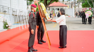 มรภ.เทพสตรี ร่วมพิธีบำเพ็ญกุศลและวางพวงมาลาถวายสักการะ พระบิดาแห่งกฎหมายไทย เนื่องในวันรพี ประจำปี 2569