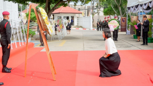 มรภ.เทพสตรี ร่วมพิธีบำเพ็ญกุศลและวางพวงมาลาถวายสักการะ พระบิดาแห่งกฎหมายไทย เนื่องในวันรพี ประจำปี 2569