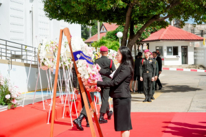 มรภ.เทพสตรี ร่วมพิธีบำเพ็ญกุศลและวางพวงมาลาถวายสักการะ พระบิดาแห่งกฎหมายไทย เนื่องในวันรพี ประจำปี 2569