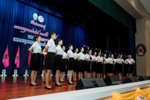 คณะมนุษยศาสตร์ฯ มรภ.เทพสตรี จัดประกวดร้องเพลงหมู่ และพิธีมอบรางวัลเพชรมนุษยศาสตร์และสังคมศาสตร์