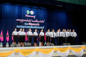 คณะมนุษยศาสตร์ฯ มรภ.เทพสตรี จัดประกวดร้องเพลงหมู่ และพิธีมอบรางวัลเพชรมนุษยศาสตร์และสังคมศาสตร์