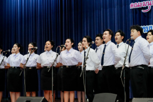 คณะมนุษยศาสตร์ฯ มรภ.เทพสตรี จัดประกวดร้องเพลงหมู่ และพิธีมอบรางวัลเพชรมนุษยศาสตร์และสังคมศาสตร์